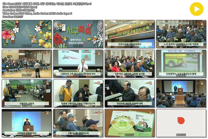 [2017 서구톡톡 81회] 서구 찾아가는 어르신 운전가 교통안전교육 사진